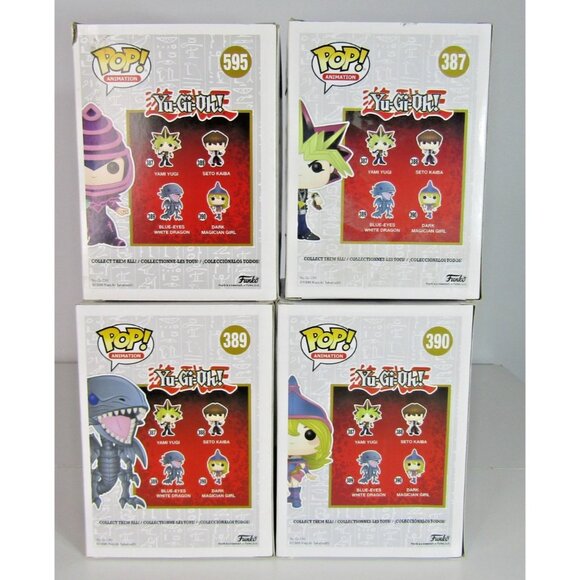Yu-gi-oh Funko Pops Numbers 387, 389, 390, 595 Set Of 4 Vinyl Figures Exclusives - Picture 2 of 12
